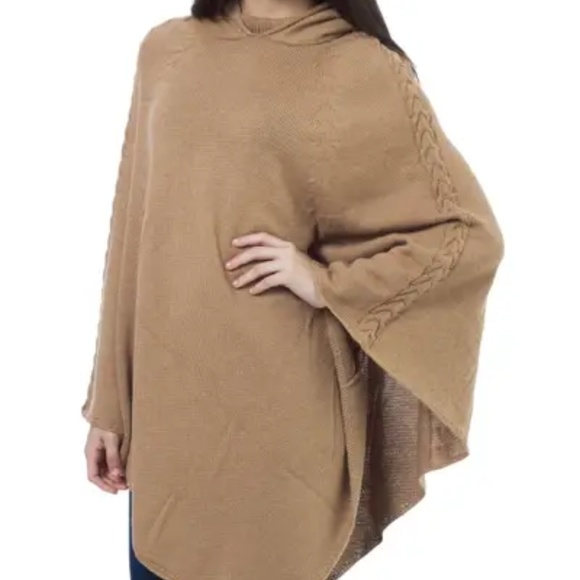 Novica Alpaca Hooded Poncho Sweater - Picture 2 of 8